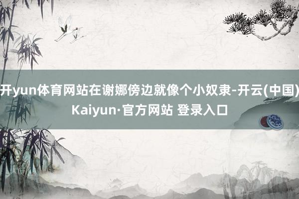 开yun体育网站在谢娜傍边就像个小奴隶-开云(中国)Kaiyun·官方网站 登录入口