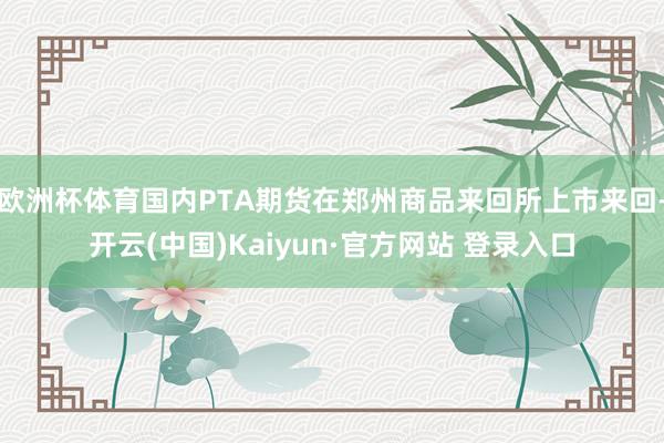 欧洲杯体育国内PTA期货在郑州商品来回所上市来回-开云(中国)Kaiyun·官方网站 登录入口