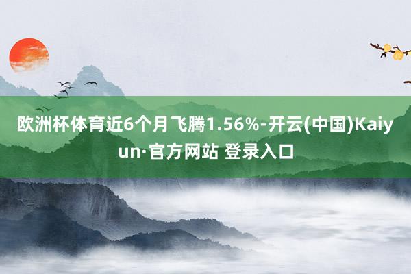 欧洲杯体育近6个月飞腾1.56%-开云(中国)Kaiyun·官方网站 登录入口