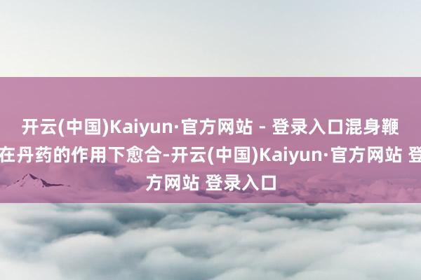 开云(中国)Kaiyun·官方网站 - 登录入口混身鞭伤仍是在丹药的作用下愈合-开云(中国)Kaiyun·官方网站 登录入口