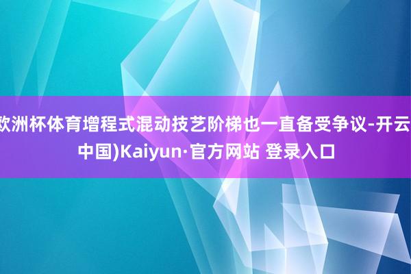 欧洲杯体育增程式混动技艺阶梯也一直备受争议-开云(中国)Kaiyun·官方网站 登录入口