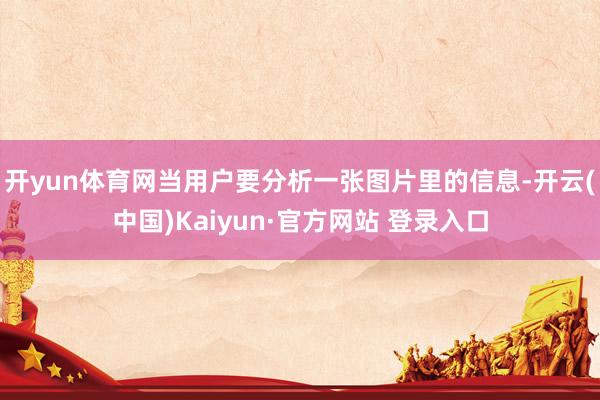 开yun体育网当用户要分析一张图片里的信息-开云(中国)Kaiyun·官方网站 登录入口