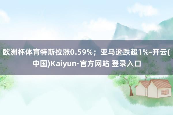 欧洲杯体育特斯拉涨0.59%;亚马逊跌超1%-开云(中国)Kaiyun·官方网站 登录入口